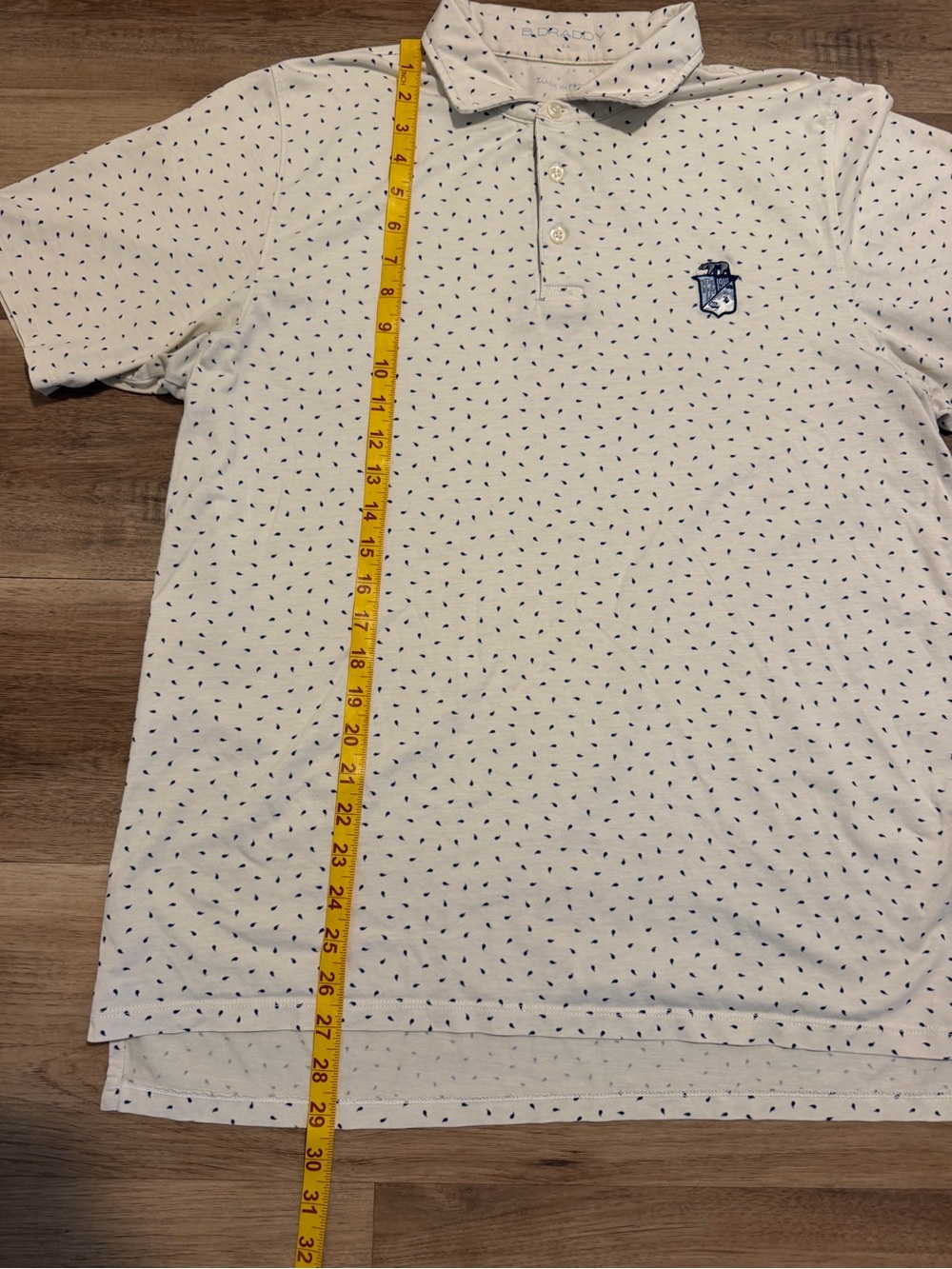 B.Draddy Cal Club Polo Shirt Pocket Pima Cotton California Golf Men’s Size M - Picture 7 of 8
